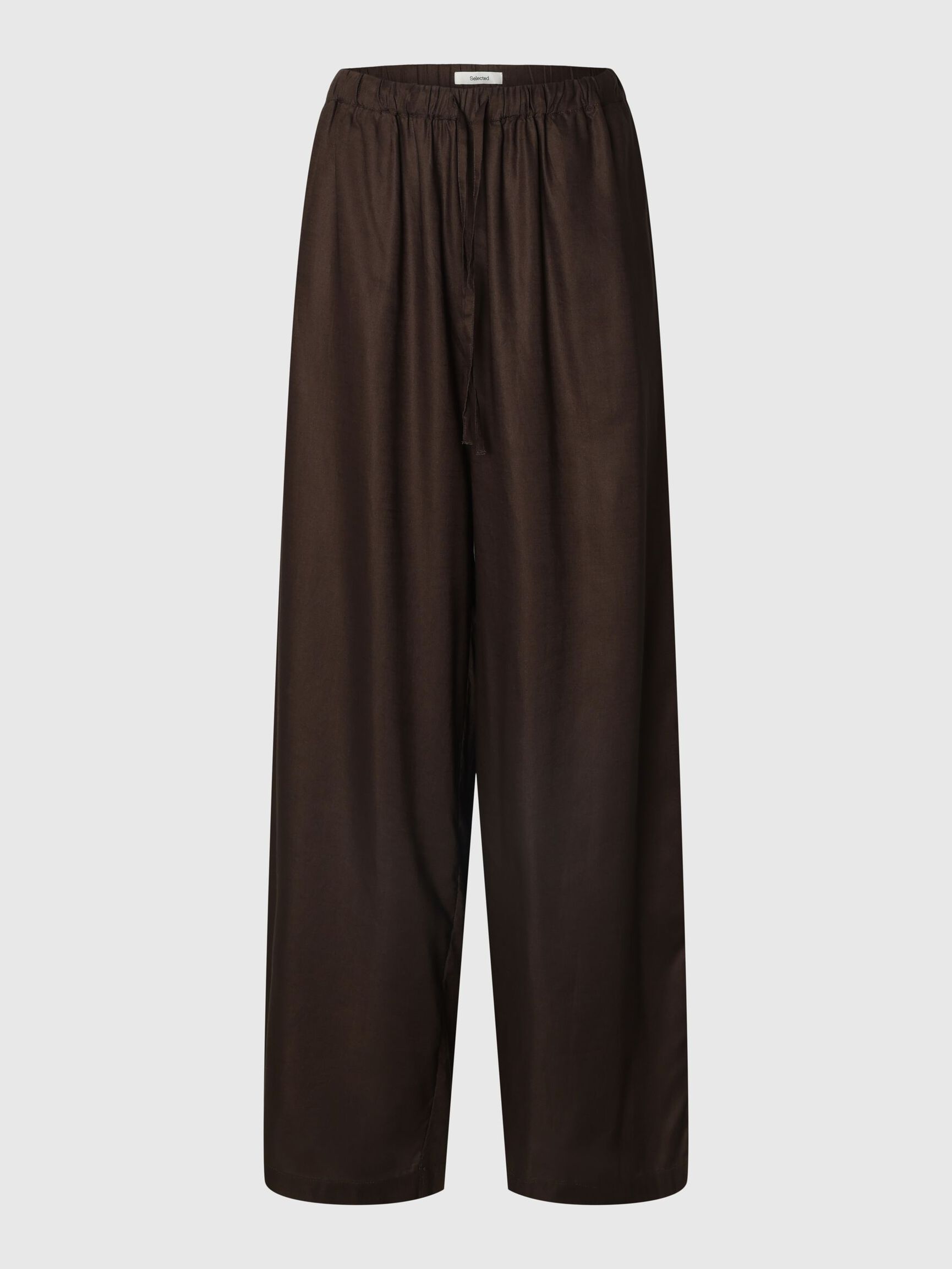 DRAWSTRING HIGH WAISTED TROUSERS, Delicioso, highres