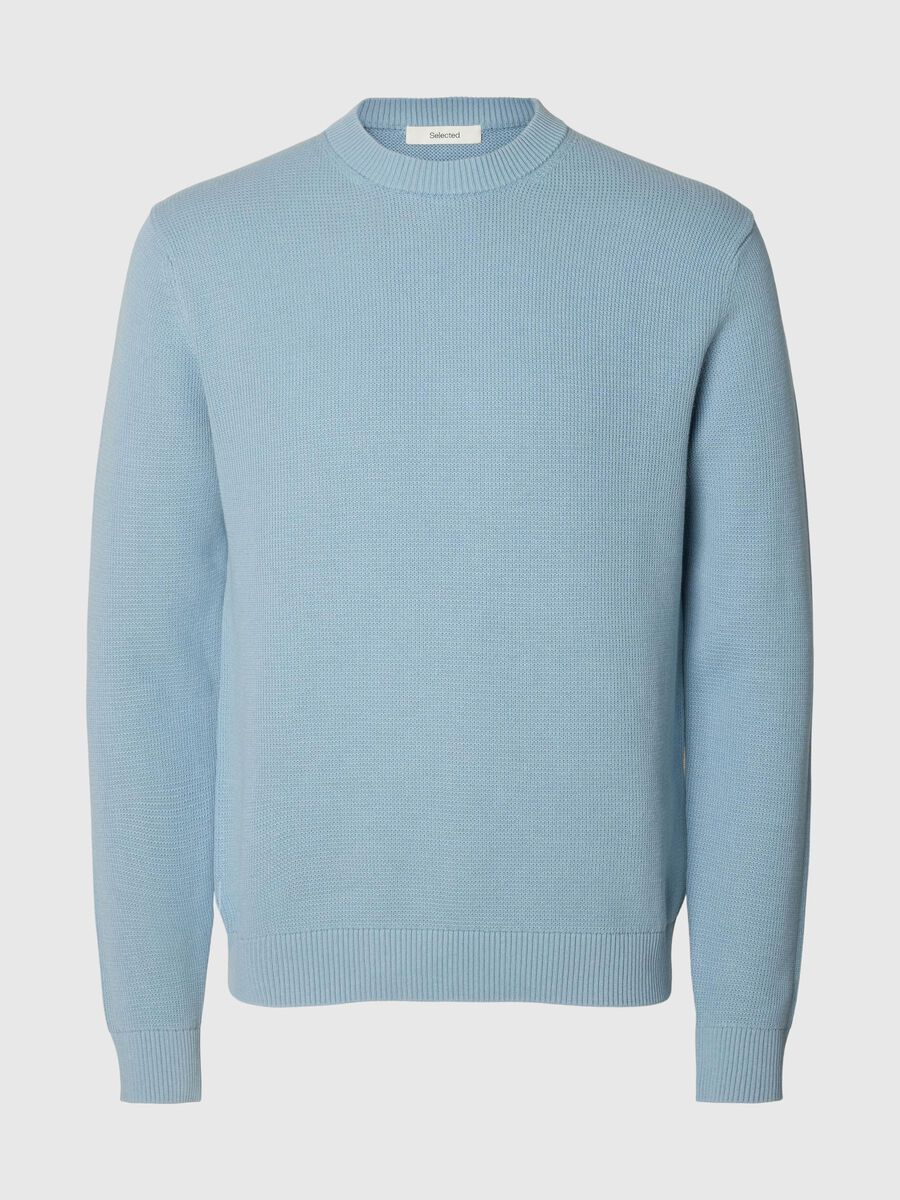 Product tile image - CREWNECK JUMPER, Dusty Blue | 16092599_DustyBlue