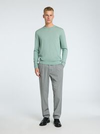 SWETER Z OKRĄGŁYM DEKOLTEM, Iceberg Green, highres