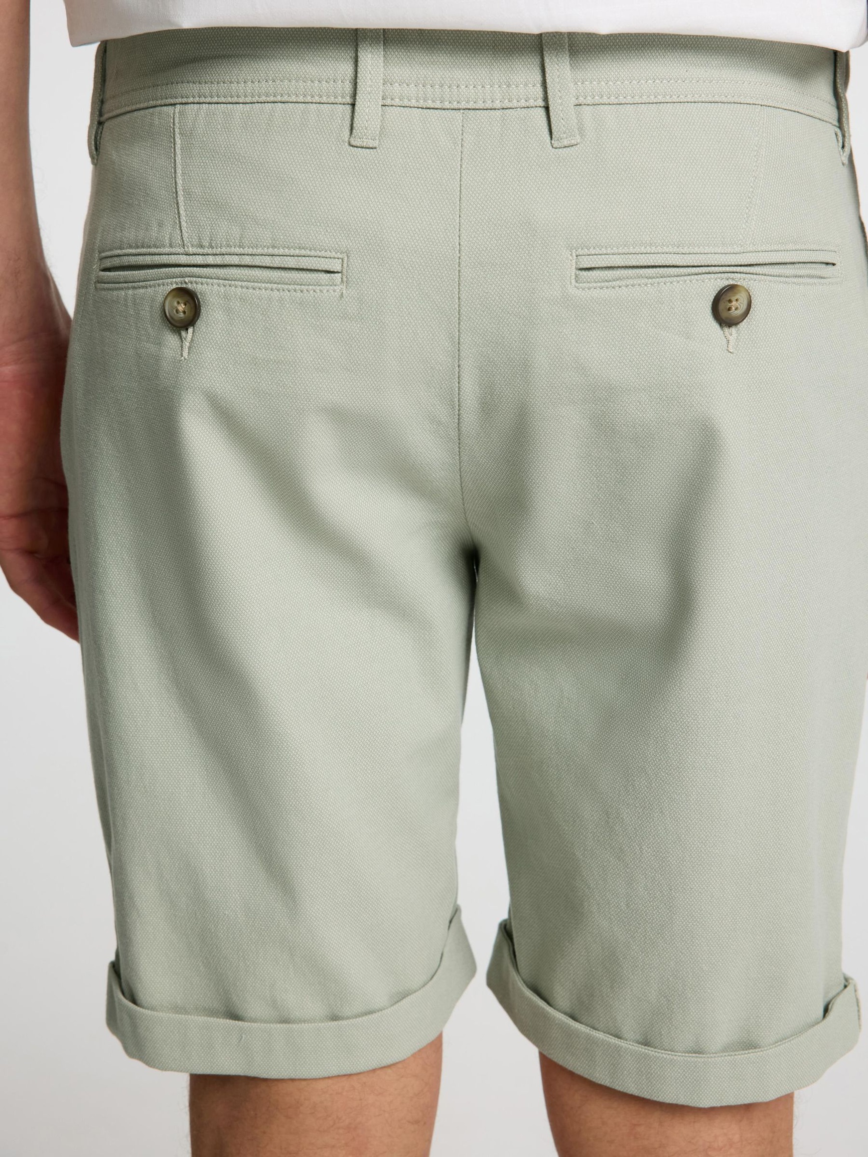 BOMULL FLEX SHORTS, Iceberg Green, highres