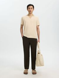 REGULAR FIT POLO SHIRT, Birch, highres