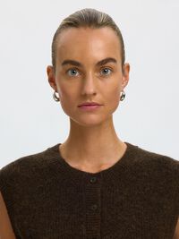 LAINE MÉLANGÉE GILET TRICOTÉ, Delicioso, highres