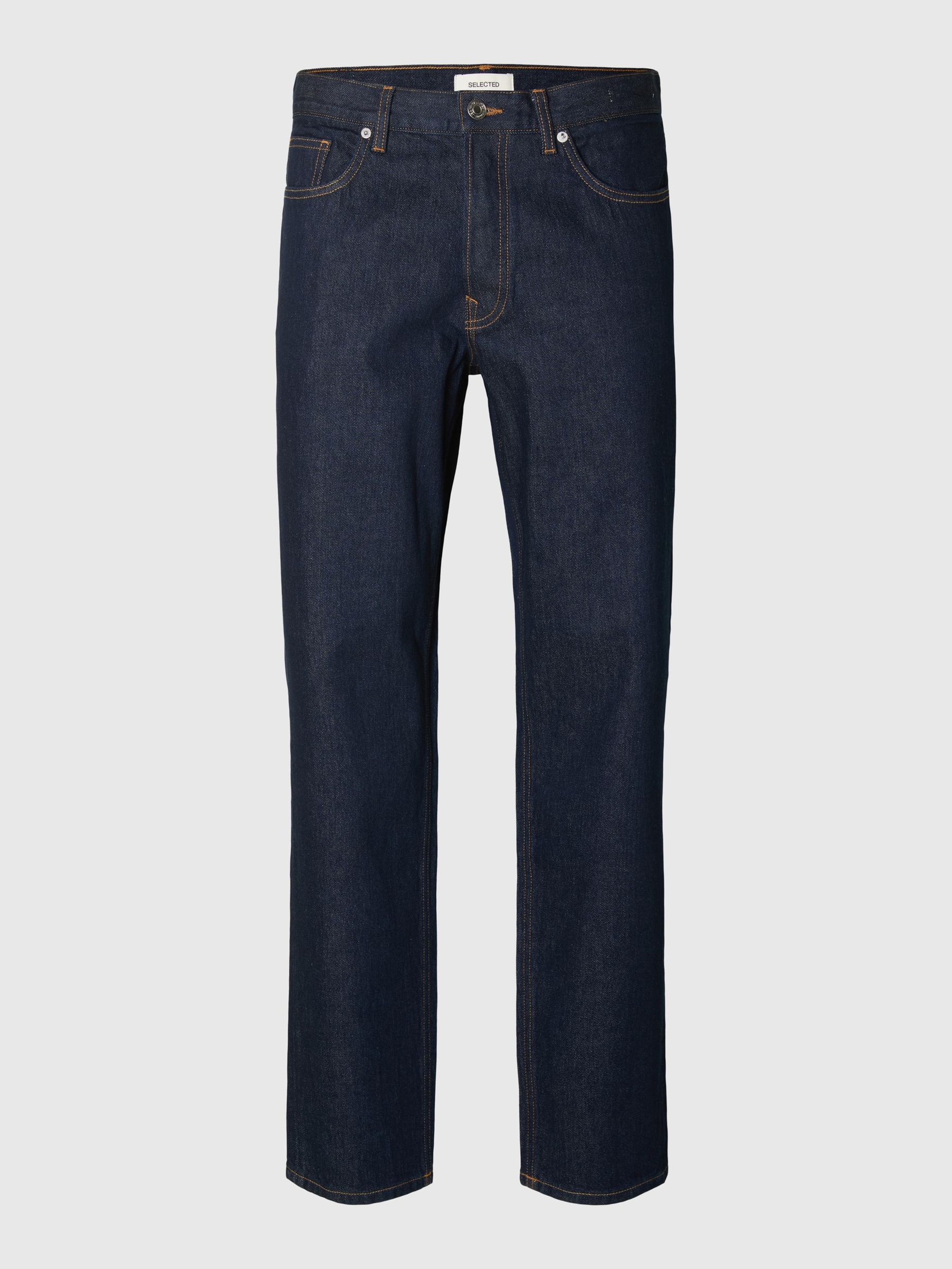 190 TAPERED FIT JEANS, Dark Blue Denim, highres