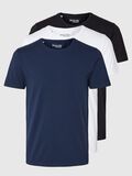 Selected 3-PACK COTTON T-SHIRT, Black, highres - 16094475_Black_1119040_001.jpg