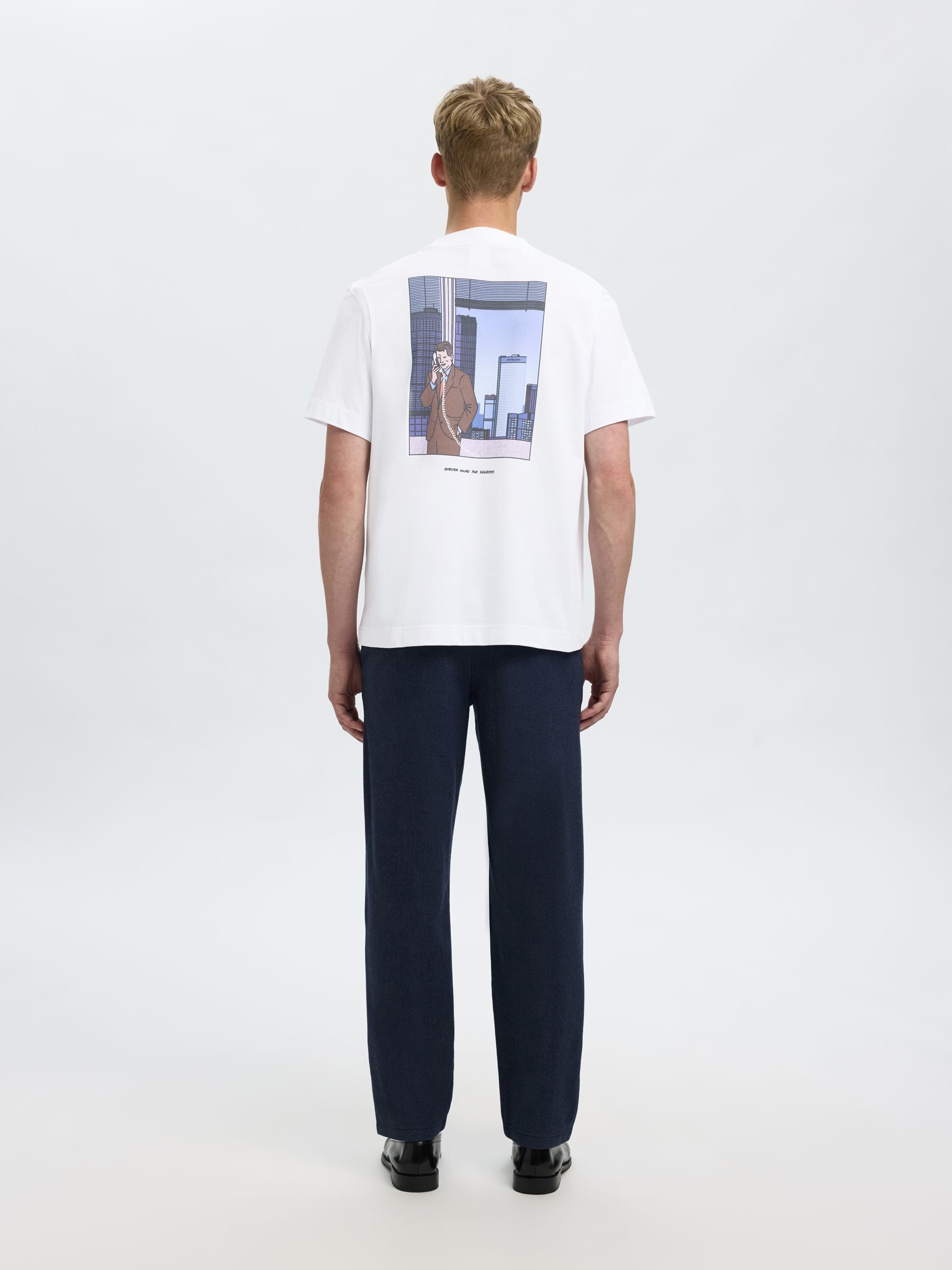 PRINTED REGULAR FIT T-SHIRT, Bright White, highres