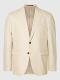 Selected REGULAR FIT SINGLE-BREASTED BLAZER, Oatmeal, highres - 16097067_Oatmeal_001.jpg