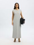 Selected COTTON SLEEVELESS MAXI DRESS, Light Grey Melange, highres - 16097881_LightGreyMelange_003.jpg