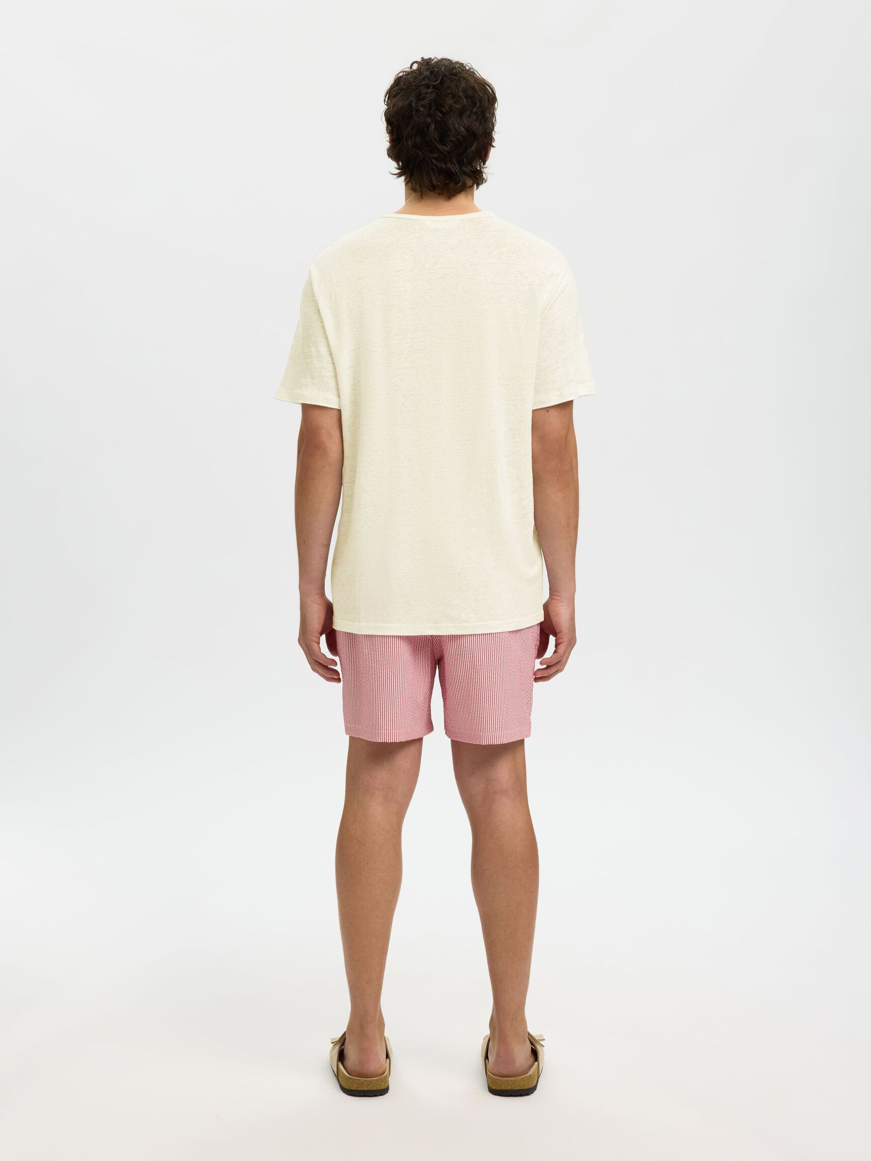 LIN T-SKJORTE, Egret, highres