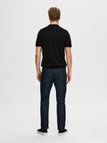 Selected GESTRICKTES POLO SHIRT, Black, highres - 16092437_Black_004.jpg