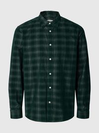 CHECKED CORDUROY SHIRT, Pine Grove, highres