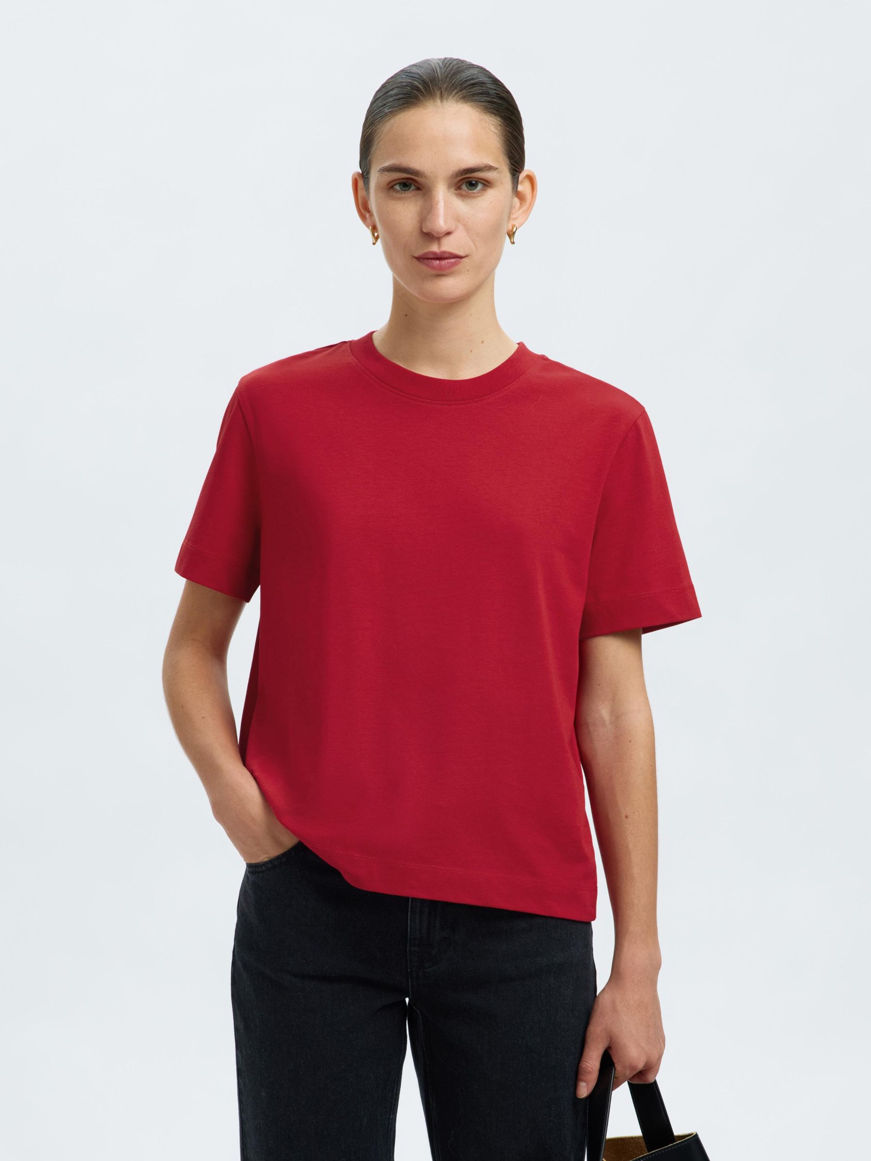 BOXY T-SHIRT, Equestrian Red, highres