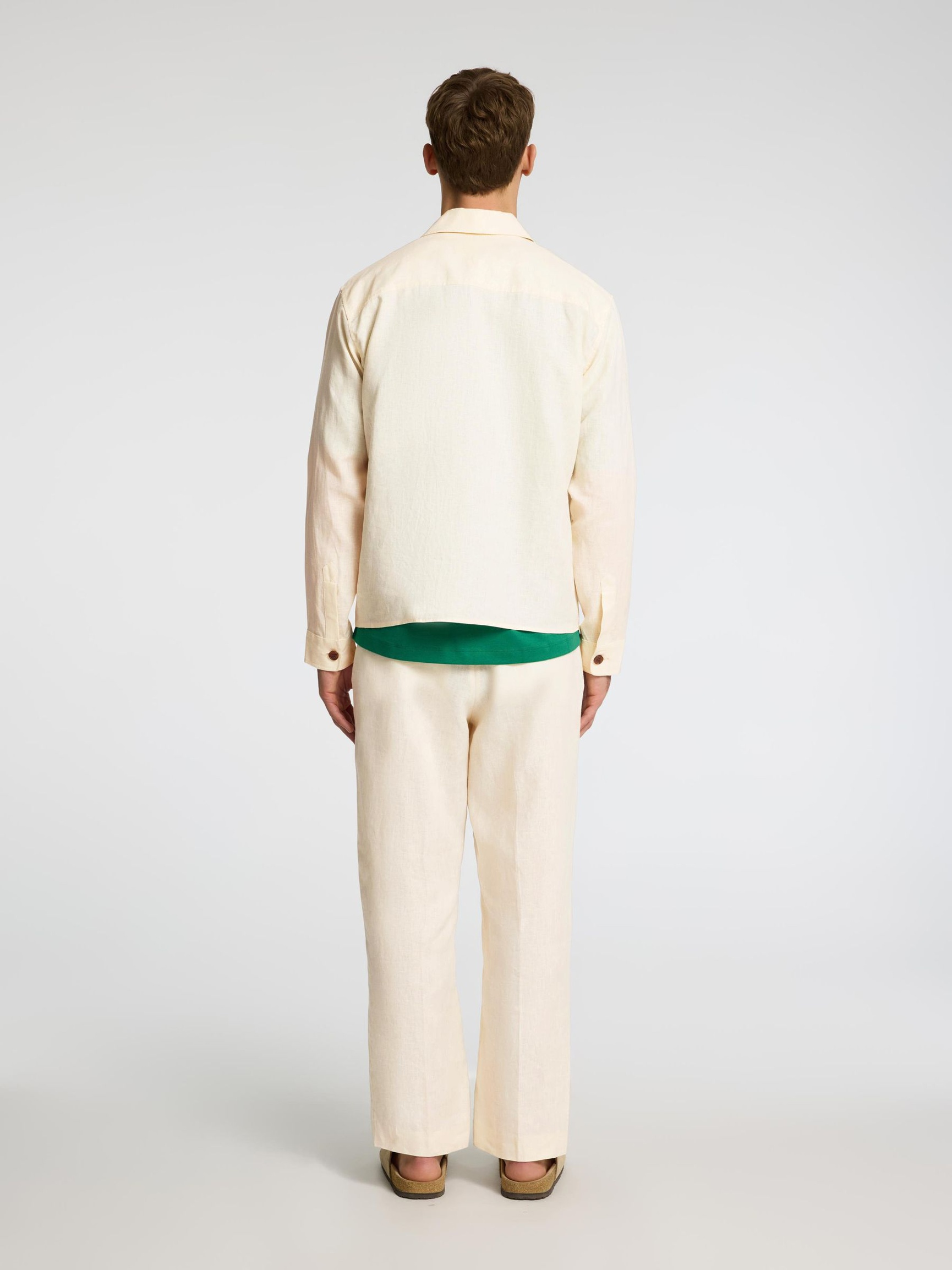 100% HØR OVERSHIRT, Egret, highres
