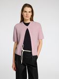 Selected WOLLGEMISCH KURZARM STRICKJACKE, Bleached Mauve, highres - 16096211_BleachedMauve_1156520_008.jpg