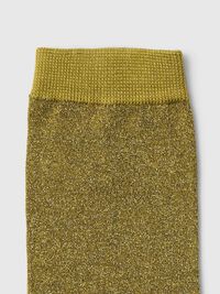GLITZER GESTRICKTE SOCKEN, Fir Green, highres