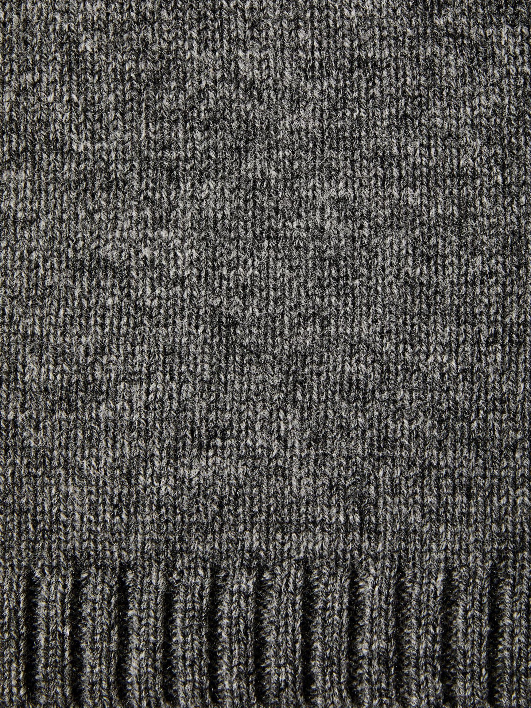 CASHMERE BLEND BALACLAVA, Medium Grey Melange, highres