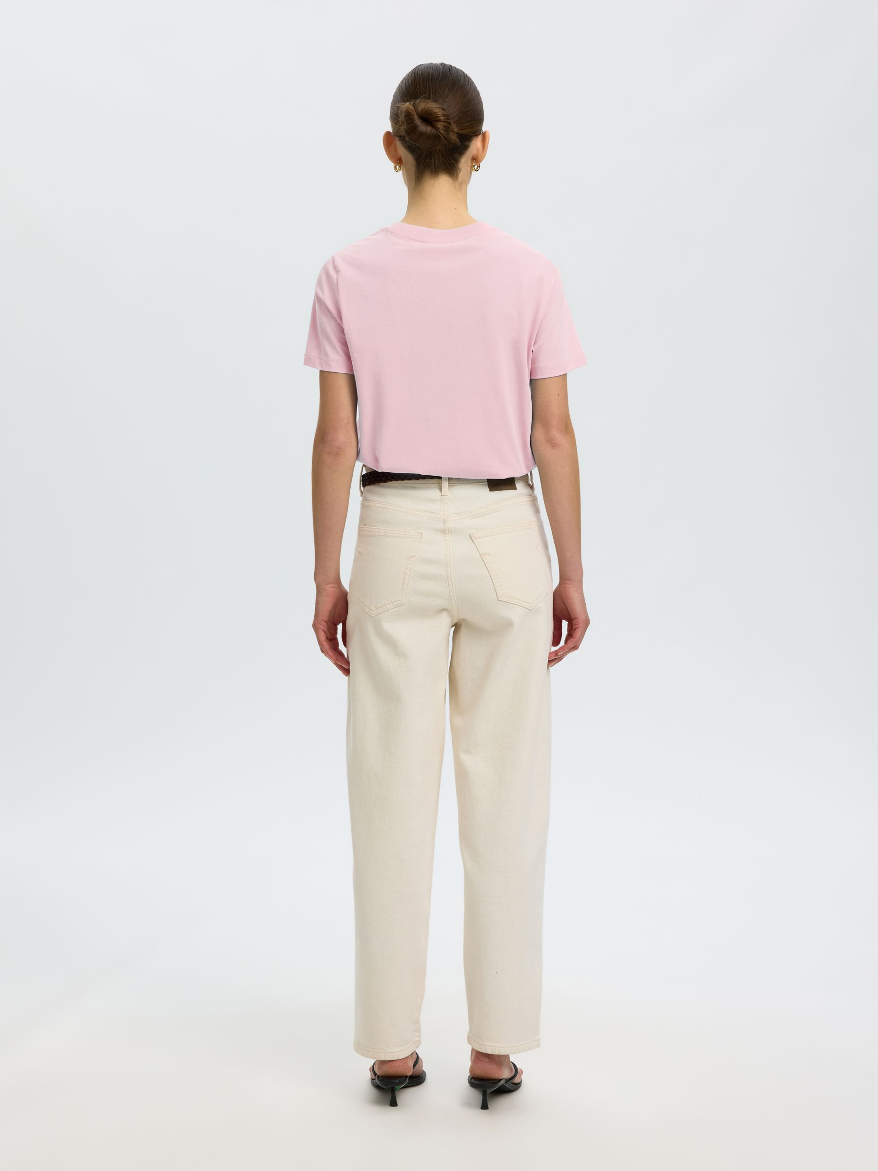 CLASSIC COTTON T-SHIRT, Bleached Mauve, highres