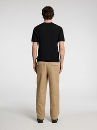 100% MERINO WOOL T-SHIRT, Black, highres