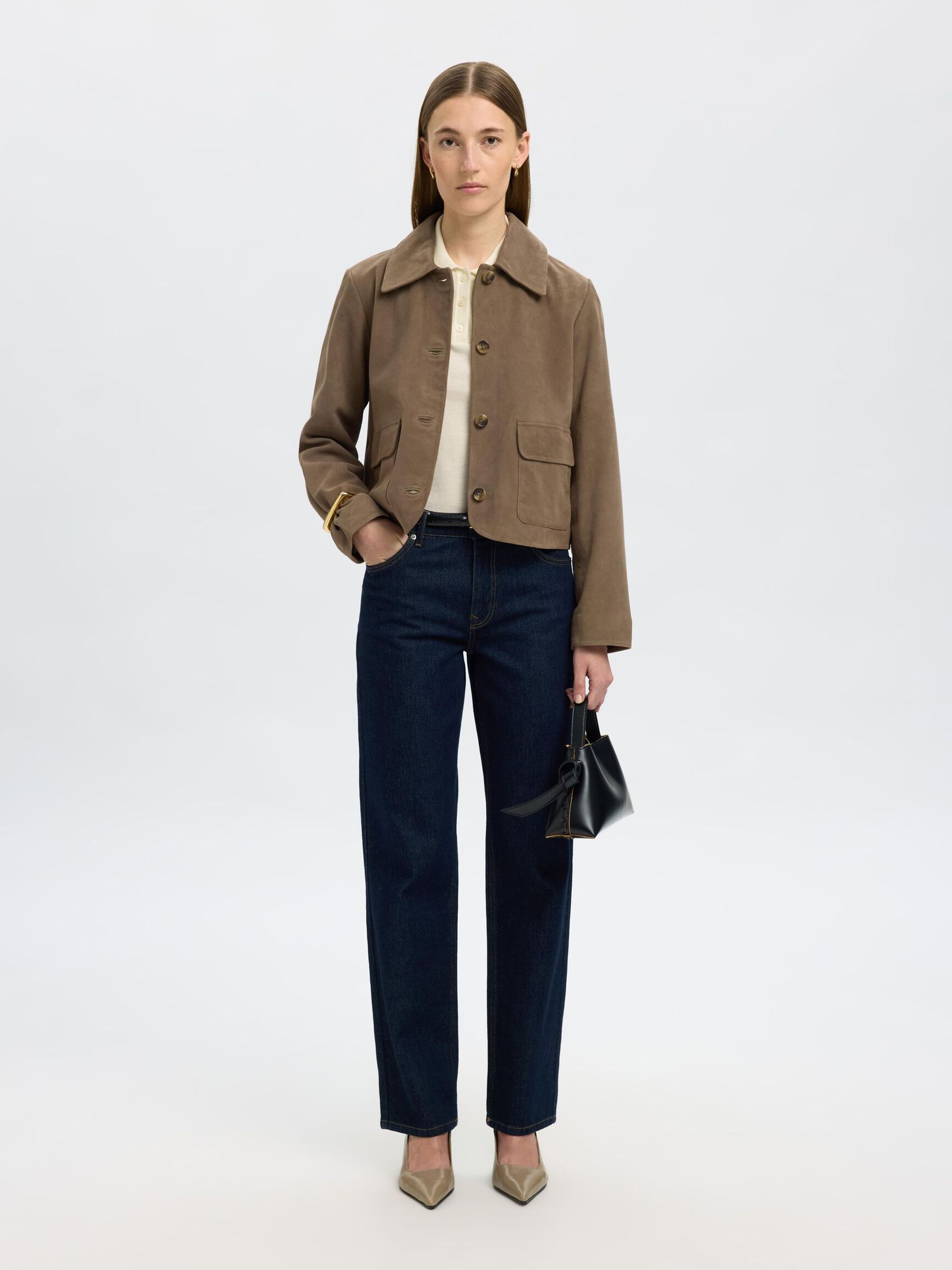 100% SUEDE JACKET, Fungi, highres