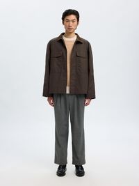 LONG-SLEEVED KNITTED JUMPER, Chipmunk, highres