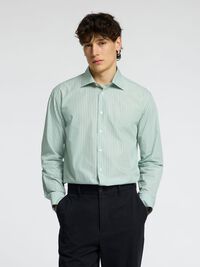 100% BOMULD SKJORTE, Iceberg Green, highres