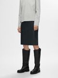 Selected HIGH WAIST  LEATHER SKIRT, Black, highres - 16067930_Black_003.jpg