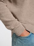 Selected 100% KATOEN PULLOVER MET RONDE HALS, Oatmeal, highres - 16094385_Oatmeal_1154768_006.jpg