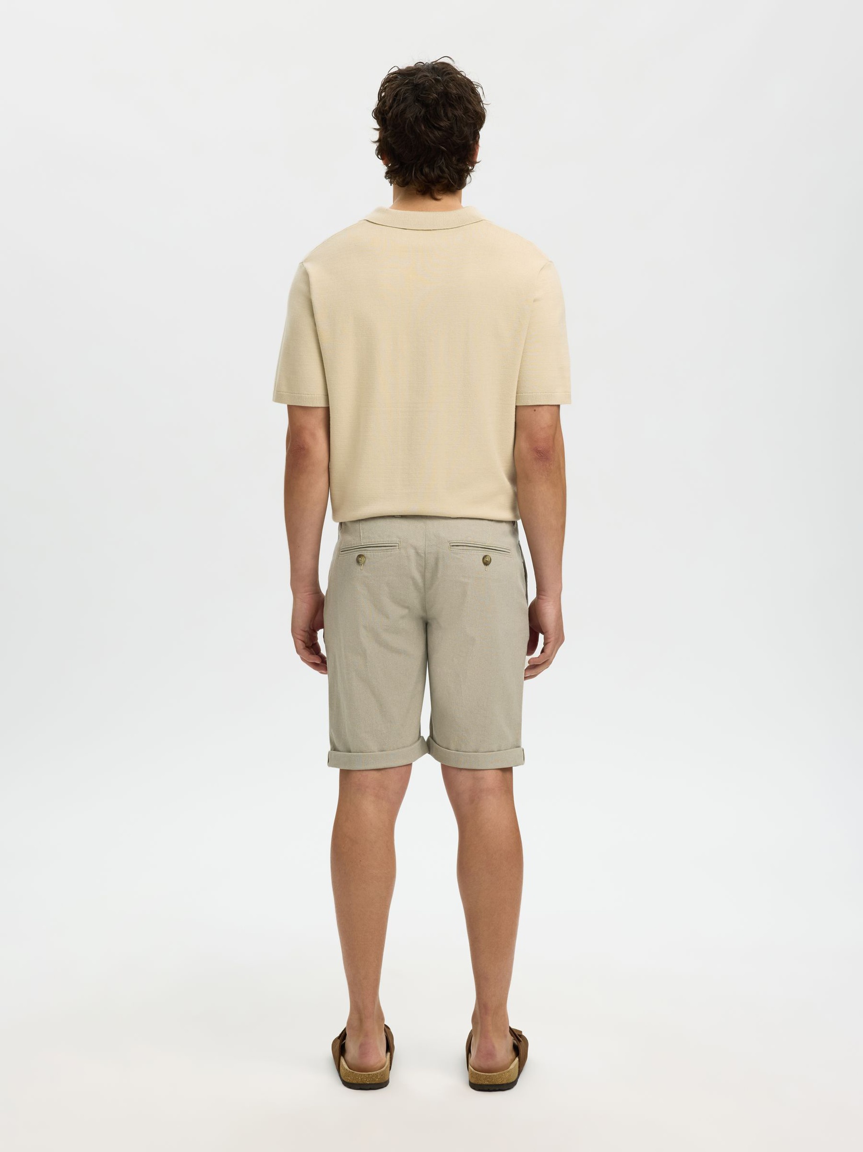BOMULL FLEX SHORTS, Vetiver, highres