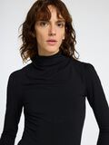 Selected DRAPIERTES OBERTEIL MIT LANGEN ÄRMELN, Black, highres - 16095800_Black_006.jpg