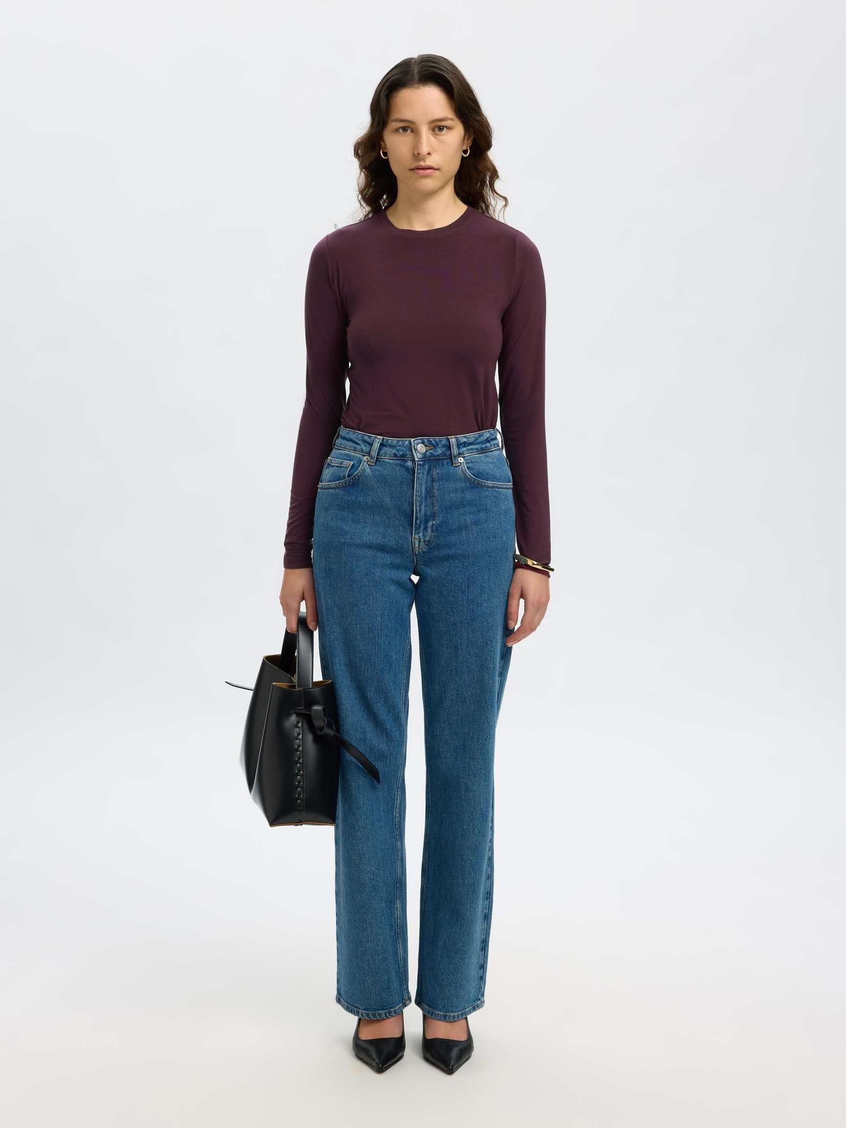 BASIC LANGARMSHIRT, Fig, highres