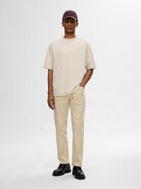 LOOSE FIT T-SHIRT, Oatmeal, highres