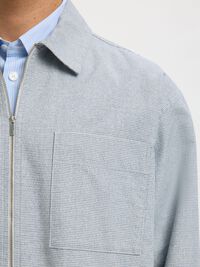 RELAXED FIT OVERSHIRT, Blue Mirage, highres