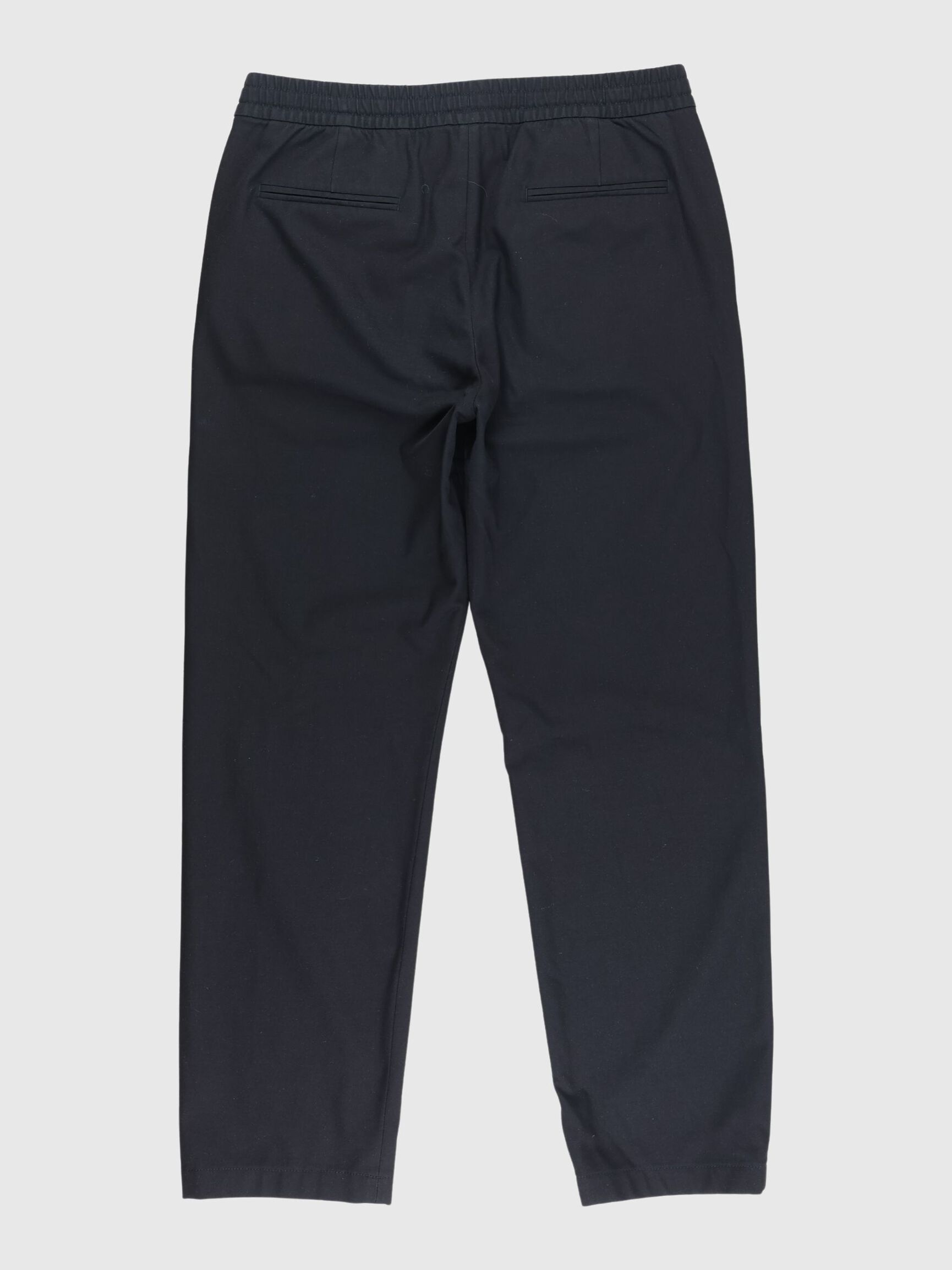 196 STRAIGHT FIT TROUSERS, Black, highres