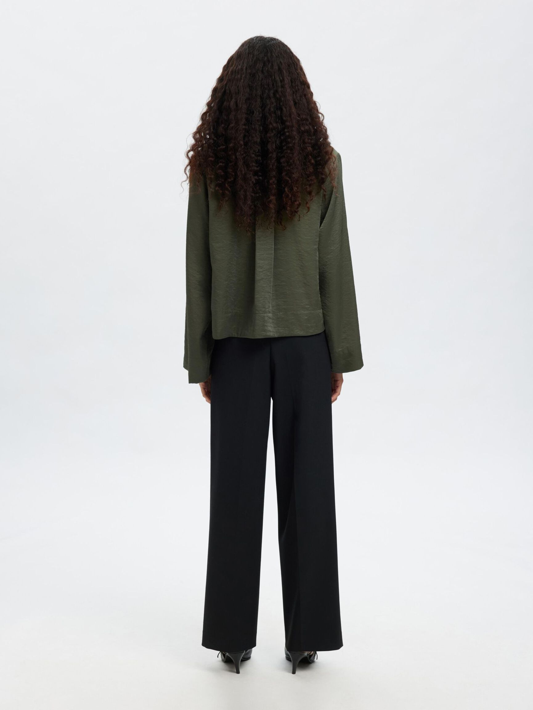 VISKOSEMIX CROP-BLUSE, Deep Depths, highres