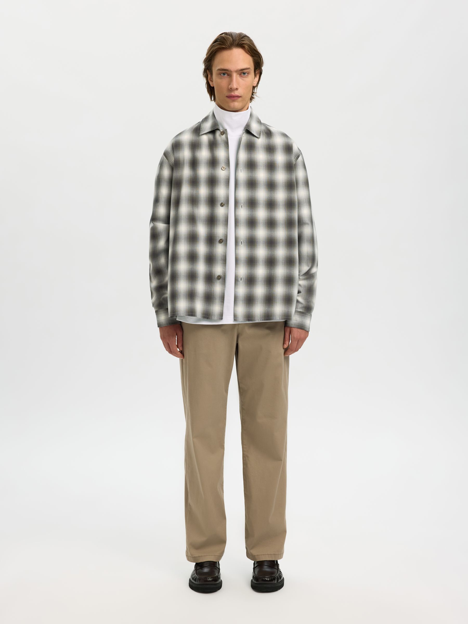 100% BOMULL LÅNGÄRMAD T-SHIRT, Bright White, highres