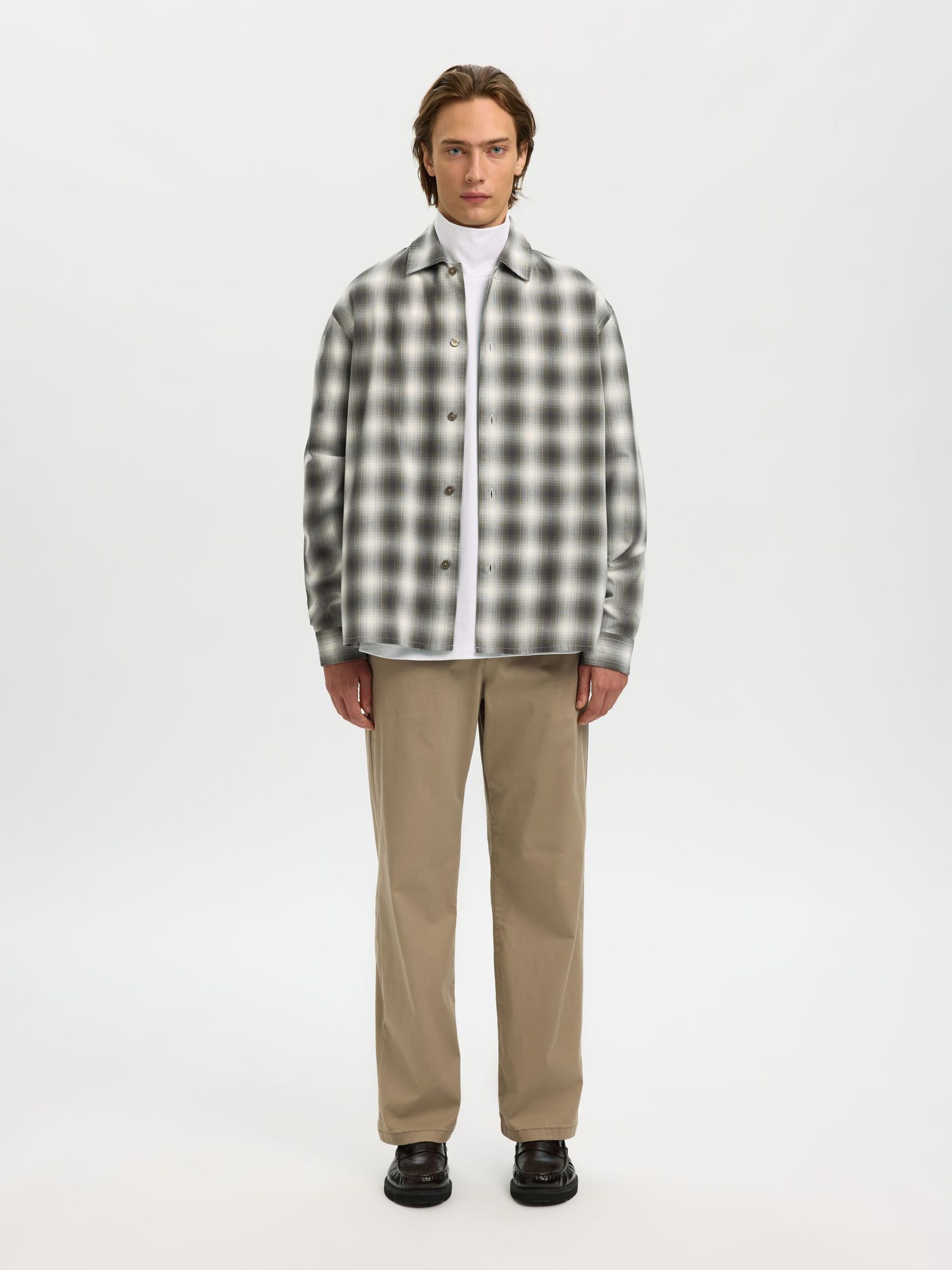 100% BOMULL LÅNGÄRMAD T-SHIRT, Bright White, highres