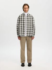 100% BOMULL LÅNGÄRMAD T-SHIRT, Bright White, highres