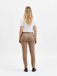 VISCOSE BLEND TROUSERS, Camel, highres