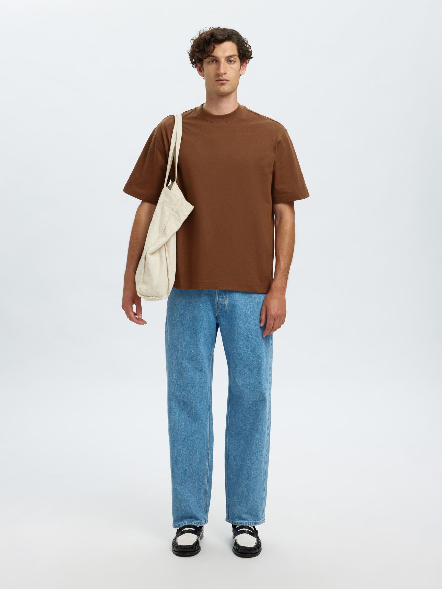 BAUMWOLL T-SHIRT, Soft Silt, highres