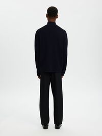 RELAXED FIT STRICKJACKE, Sky Captain, highres