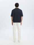 Selected GESTRUCTUREERDE GEBREIDE POLO, Sky Captain, highres - 16097574_SkyCaptain_004.jpg