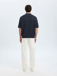 CAMICIA POLO IN MAGLIA, Sky Captain, highres