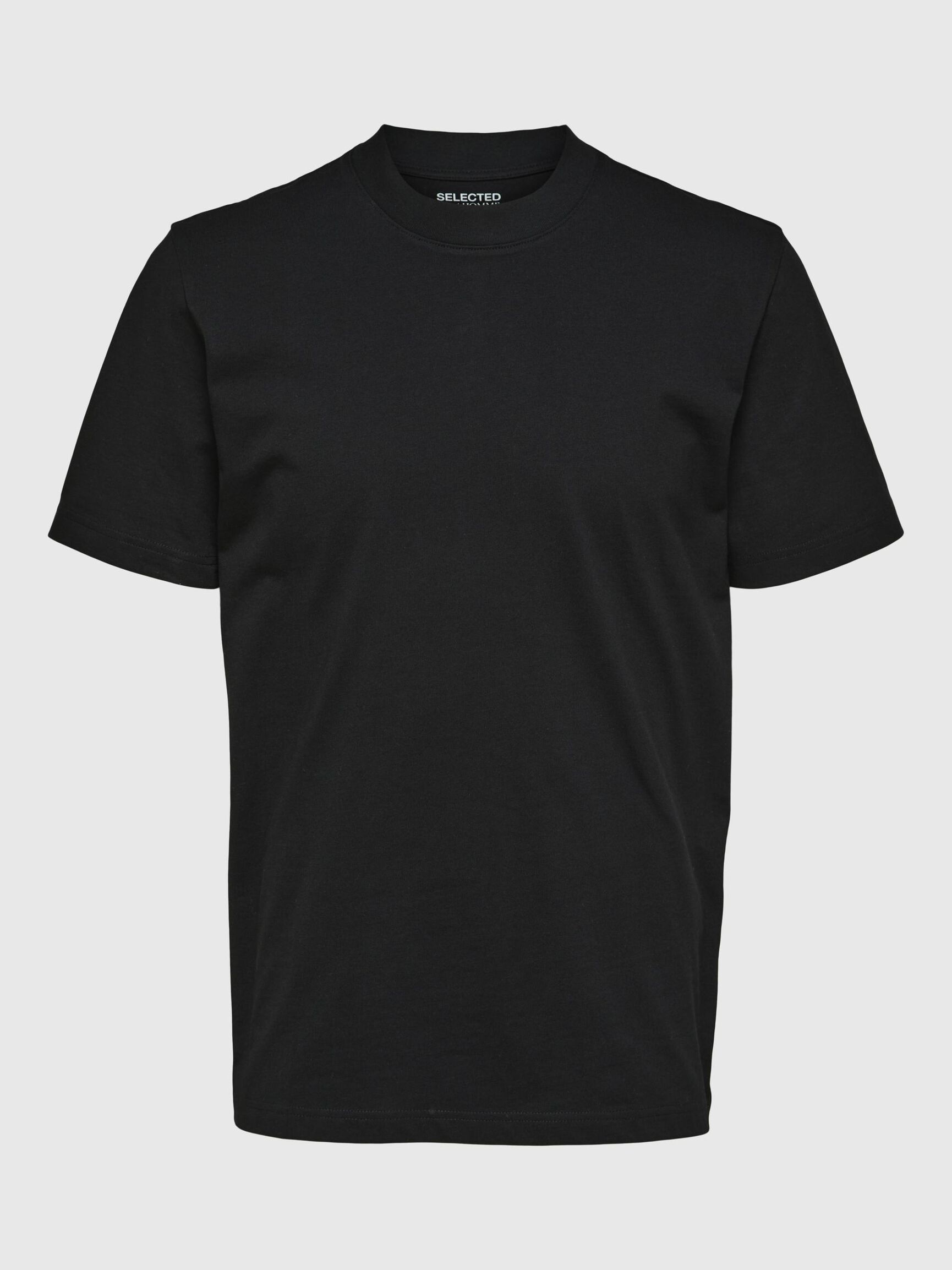 SHORT-SLEEVED RELAXED FIT T-SHIRT, Black, highres