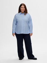 OVERSIZED HEMD, Cashmere Blue, highres