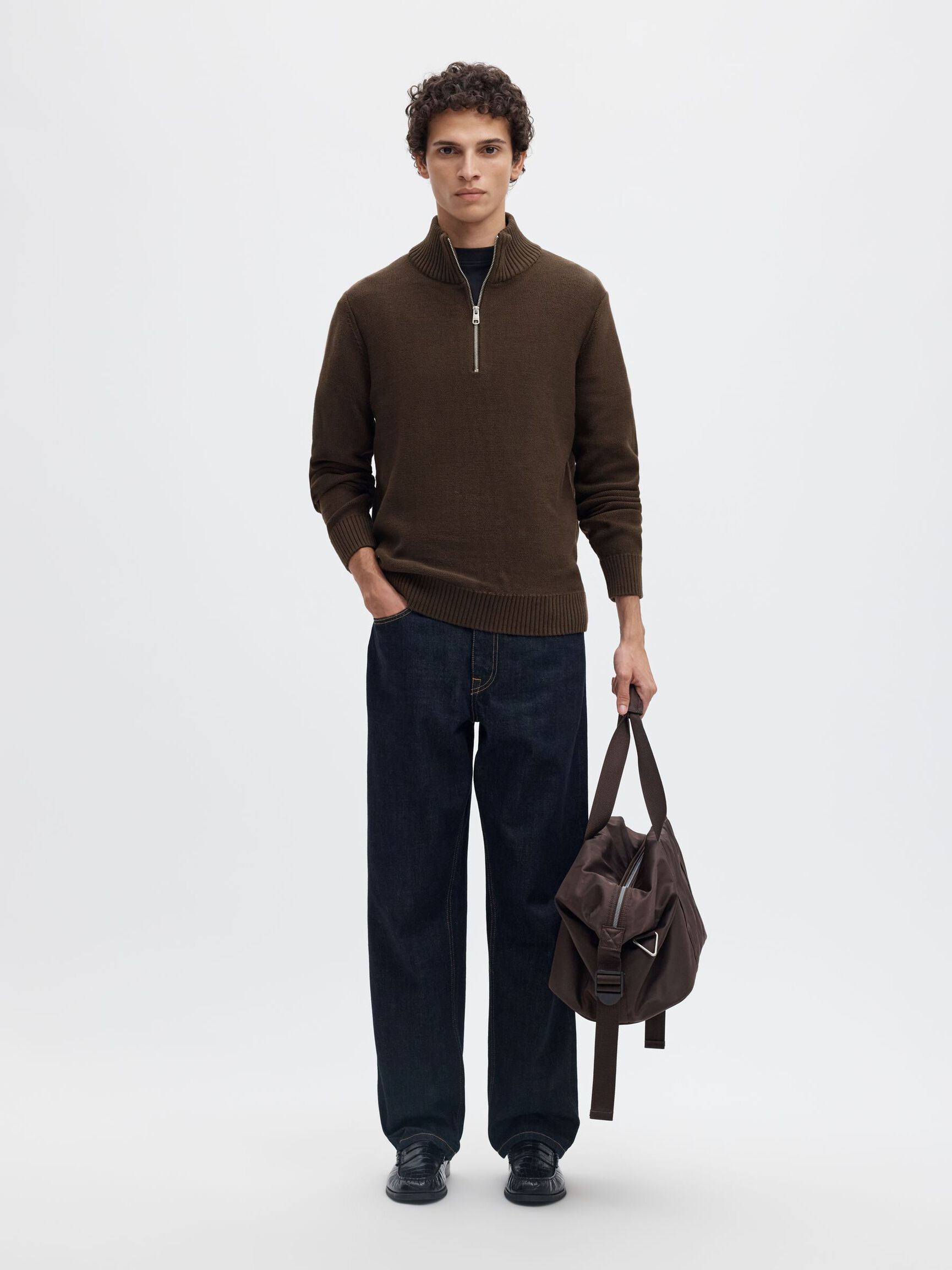 HALV GLIDELÅS PULLOVER, Delicioso, highres