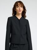 Selected FITTED WOOL BLEND BLAZER, Black, highres - 16097765_Black_006.jpg