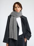 Selected GERIPPTES WOLLGEMISCH SCHAL, Medium Grey Melange, highres - 16091496_MediumGreyMelange_003.jpg