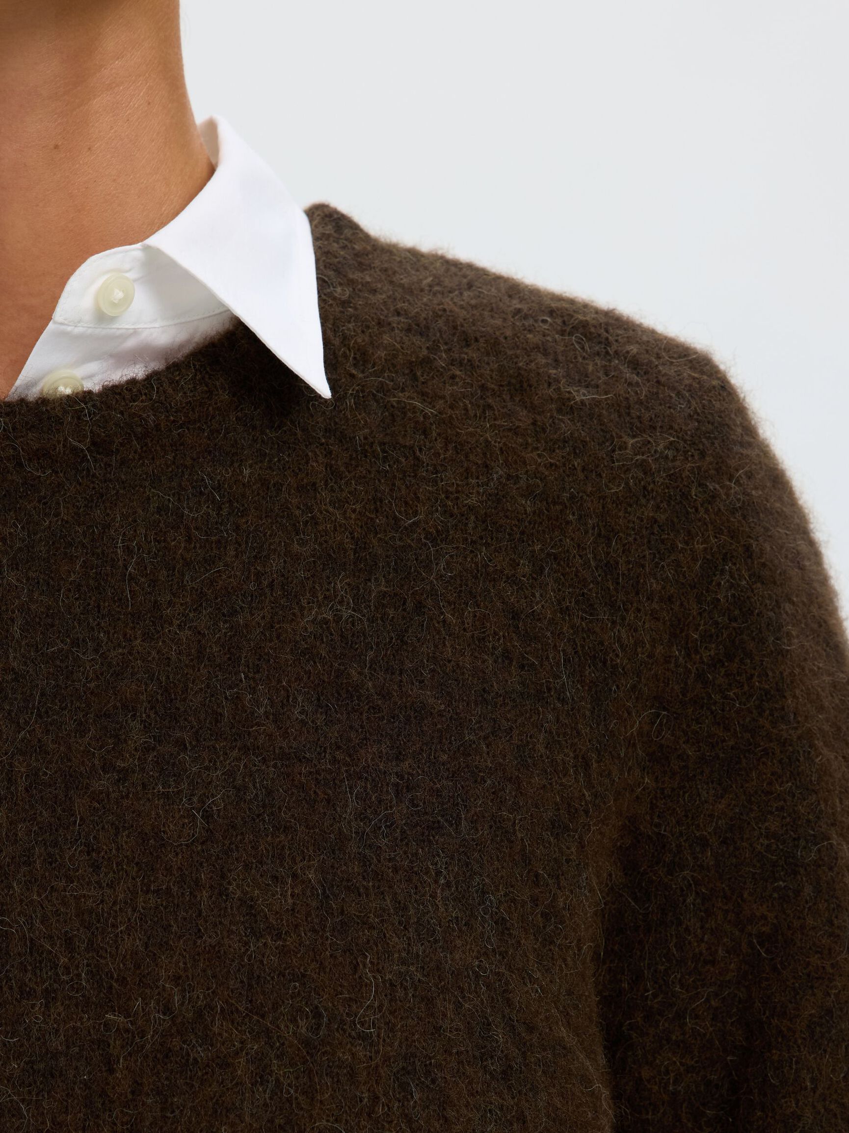 WOOL BLEND KNITTED JUMPER, Delicioso, highres