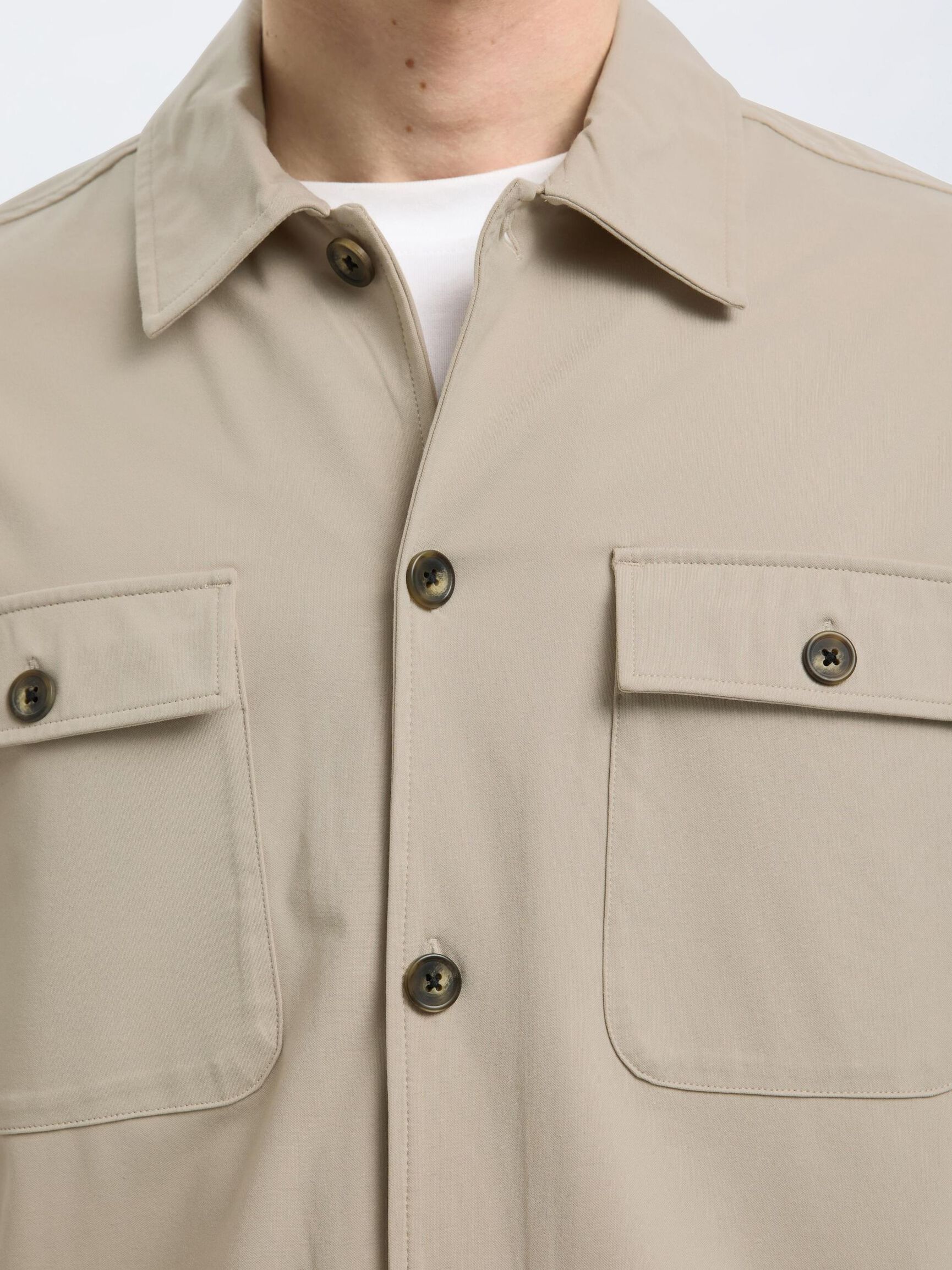 LANGÆRMET OVERSHIRT, Pure Cashmere, highres