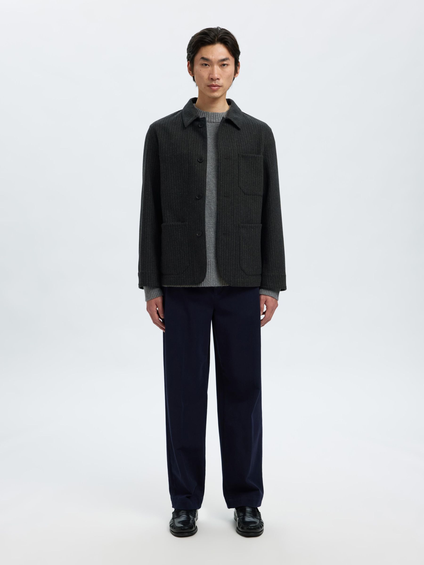 WOLLMIX BLAZER, Grey, highres