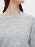 Selected LANGÄRMELIGER STRICKPULLOVER, Light Grey Melange, highres - 16074482_LightGreyMelange_006.jpg